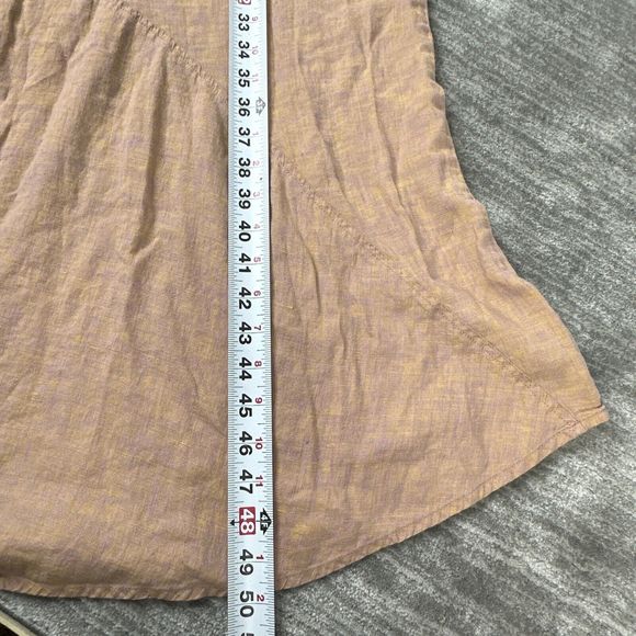 FLAX by Jeanne Engelhart Tank Maxi Dress Size S Peach - Picture 7 of 11